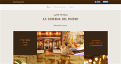 Desktop Screenshot of latabernadelpintxo-marbella.com